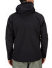 Simms Freestone Jacket with adjustable storm hood for optimal rain protection.